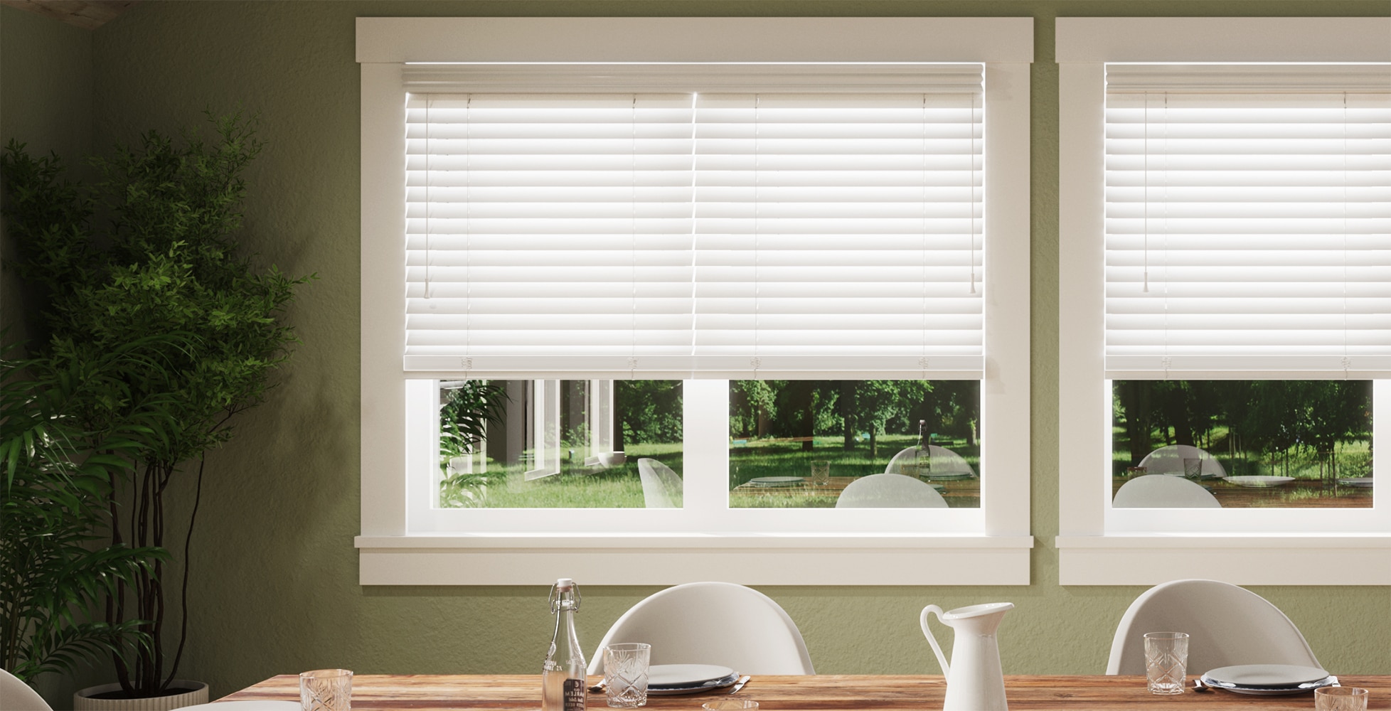 Classic 2 Inch Faux Wood Blinds